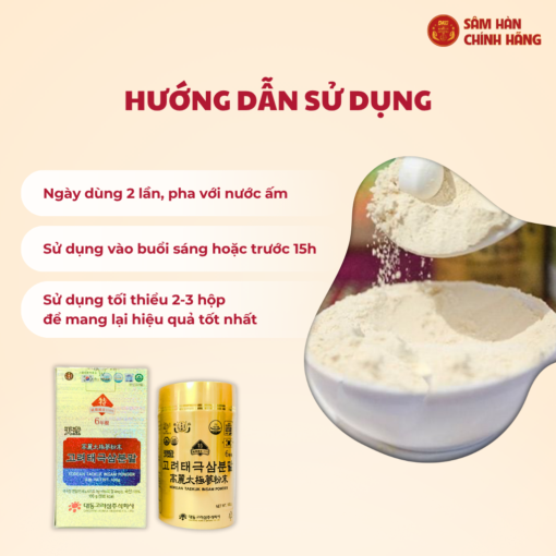 Bột thái cực sâm DKG