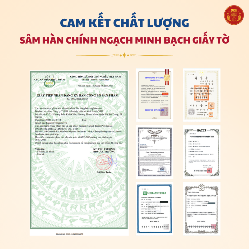 Hồng sâm Hàn Quốc