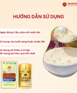 Bột Thái cực sâm Hàn Quốc (Korean Taekuk Insam Powder) 100g*3lọ/hộp