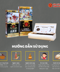Hắc sâm Hàn Quốc dạng củ 300g (11-20củ) - Daedong