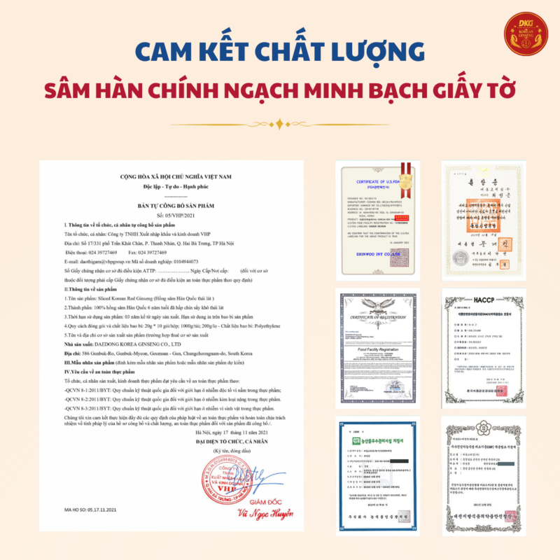 Hồng sâm Hàn Quốc