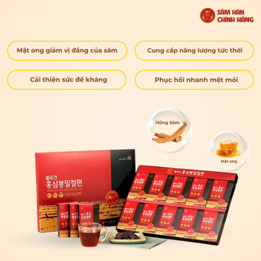 Hồng sâm lát mật ong Hàn Quốc DKG