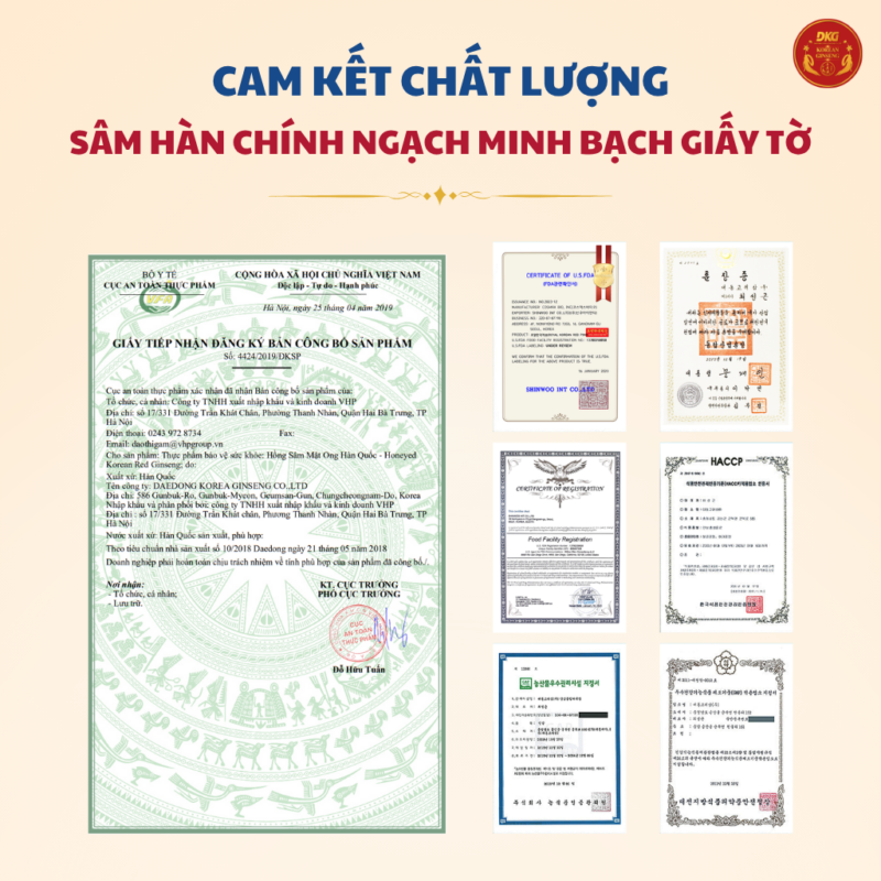 Hồng sâm Hàn Quốc