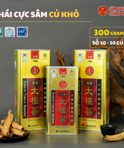 Korean Taekuk Ginseng (Thiên sâm) 300g - số 30 (30củ) - Daedong