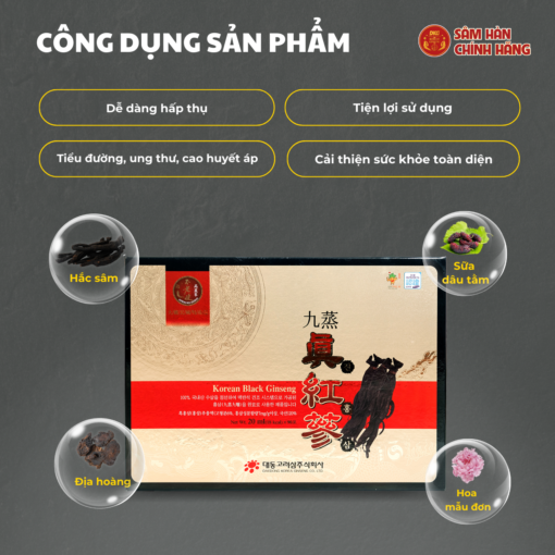 Nước hắc sâm HQ - DKG