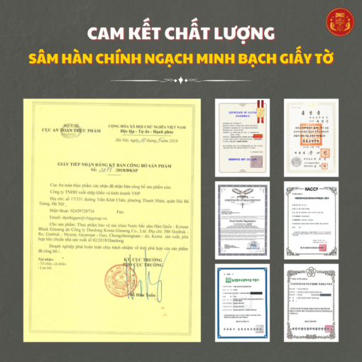 Nước hắc sâm HQ - DKG