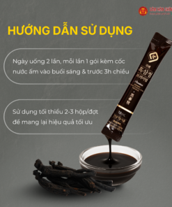 Nước hắc sâm cao cấp (Ginssen Black Ginseng Jung Premium) 10ml*30gói/hộp