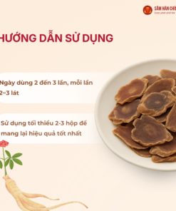 Hồng sâm Hàn Quốc thái lát (Sliced Korea Red Ginseng) 20g*10gói/hộp