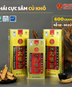 Thái cực sâm củ khô (Thiên Sâm) 600gram số 30 (30 củ) - DKG