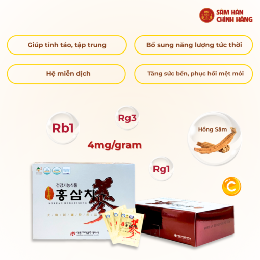 Trà hồng sâm 50 gói DKG