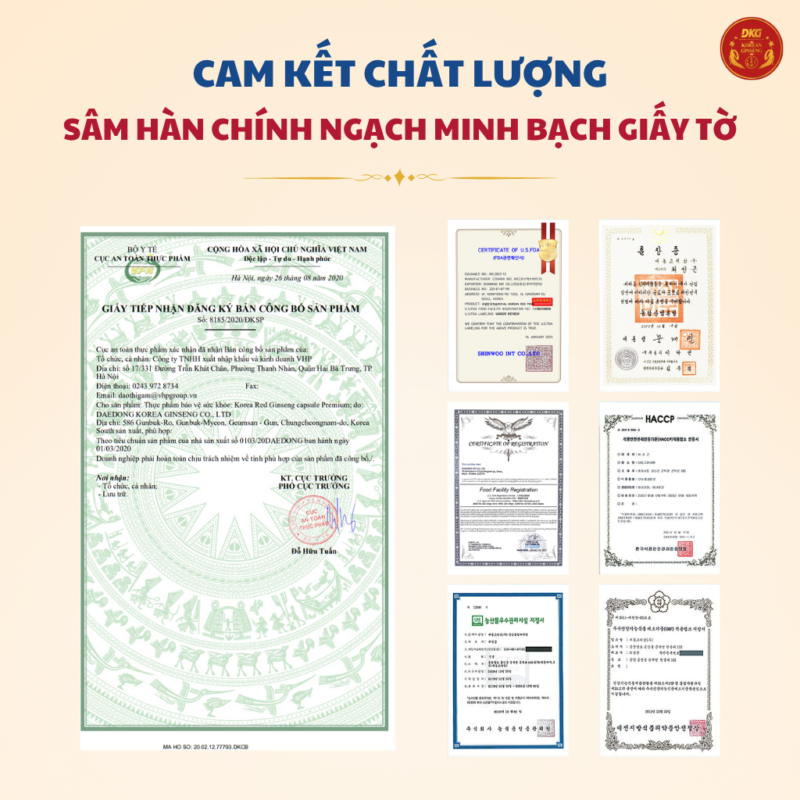 Hồng sâm Hàn Quốc
