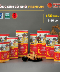 Hồng sâm củ khô HQ Premium 150g (6-10củ) - Daedong