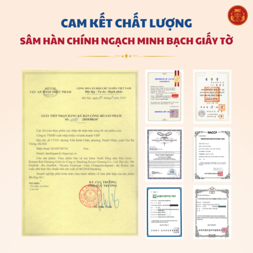 Nước hồng sâm HQ 100% - DKG