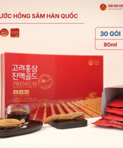Nước hồng sâm Hàn Quốc (Korean Red Ginseng Gold) 80ml*30gói/hộp