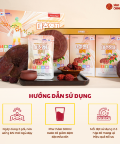 Linh chi táo đỏ Premium DKG