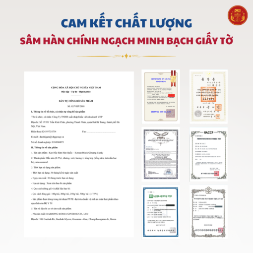 Kẹo hắc sâm HQ 250g – Daedong
