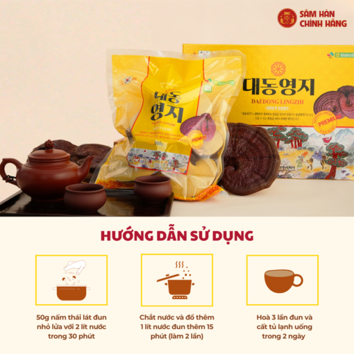 Nấm Linh Chi 1000g - Daedong