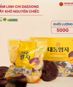 Nấm Linh Chi Daedong (Daedong Lingzhi) sấy khô nguyên tai 500g/tui