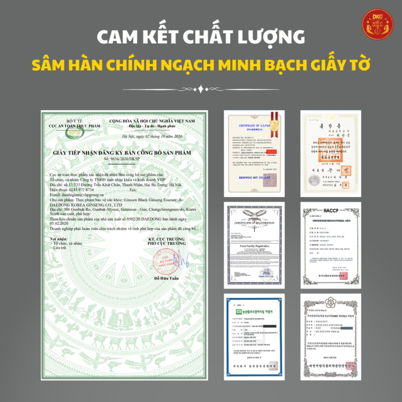 Hồng sâm Hàn Quốc