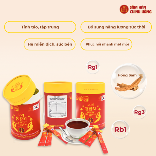 Trà hồng sâm stick DKG