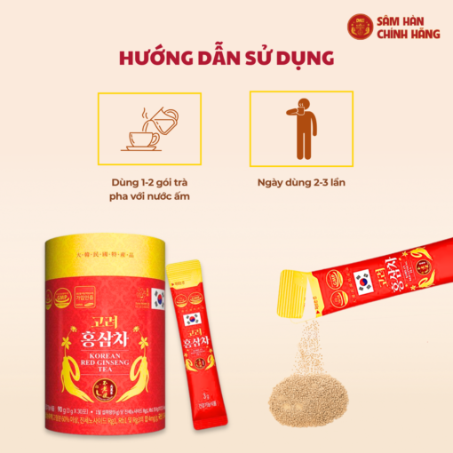 Trà hồng sâm stick DKG