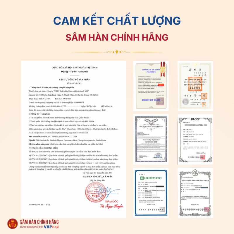 Hồng sâm Hàn Quốc