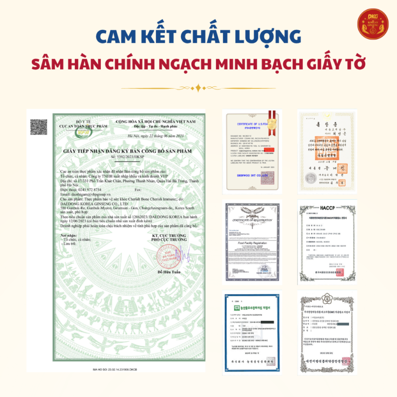 Hồng sâm Hàn Quốc