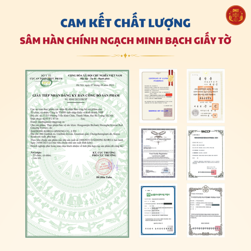 Hồng sâm Hàn Quốc