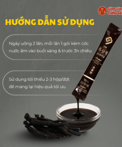 Hắc sâm HQ cao cấp 7mg/g (10ml*30 stick) - Daedong