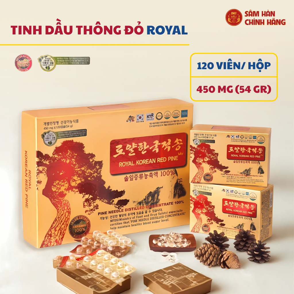 Tinh dầu thông đỏ Hoàng Gia Tinh dầu thông đỏ Hoàng Gia