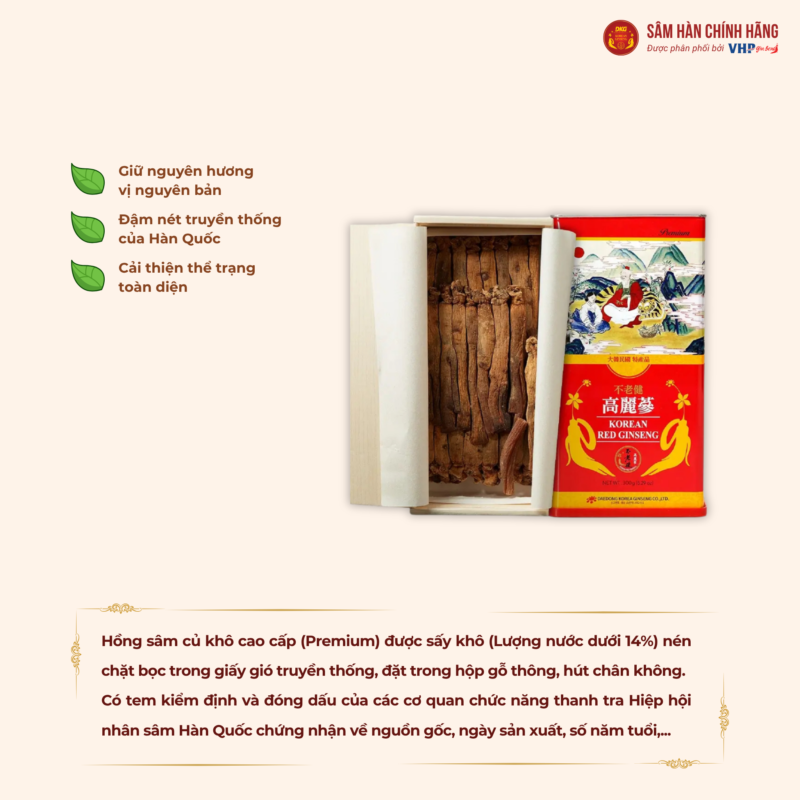 Hồng sâm Hàn Quốc