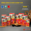 Hồng sâm củ khô 6 năm tuổi (Korean Red Ginseng 6Y 21-40 Root) 600g/hộp