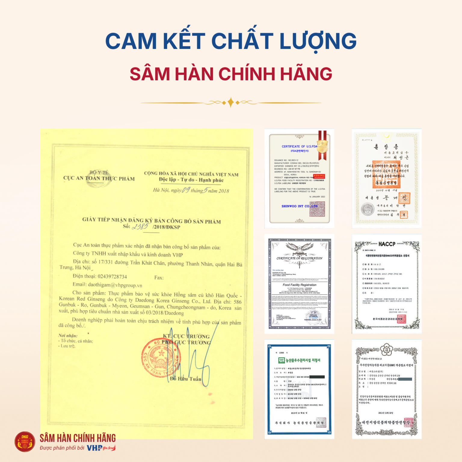 Hồng sâm củ khô 6 năm tuổi (Korean Red Ginseng 6Y 21-40 Root) 600g/hộp