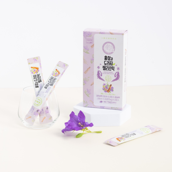 Hồng sâm Hoa chuông Daedong (20g x 10 stick dạng thạch) - Korean Red Ginseng & Balloon Flower Jelly Stick