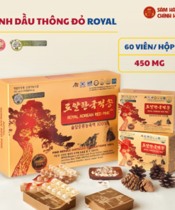Royal Korean Red Pine - Thông đỏ hoàng gia Hàn Quốc 60v*450mg (Hộp nhỏ)
