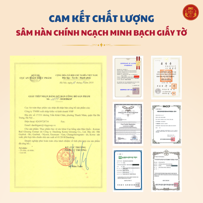 Hồng sâm Hàn Quốc