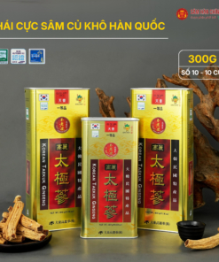 Thái cực sâm củ khô Hàn Quốc (Korean Taekuk Ginseng 10 Root) 300g/hộp