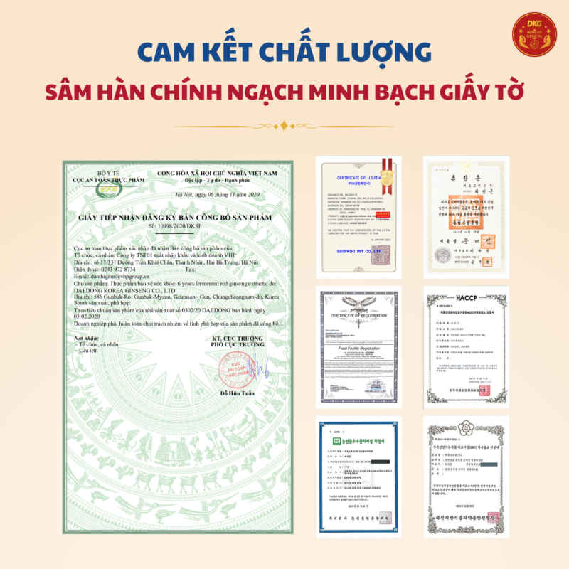 Hồng sâm Hàn Quốc