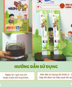Hồng sâm trẻ em (baby) Hàn Quốc 6-13 tuổi Jelly DKG (thạch stick)