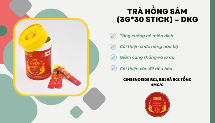 Trà Hồng Sâm Stick Daedong - Thư Giãn Tinh Thần