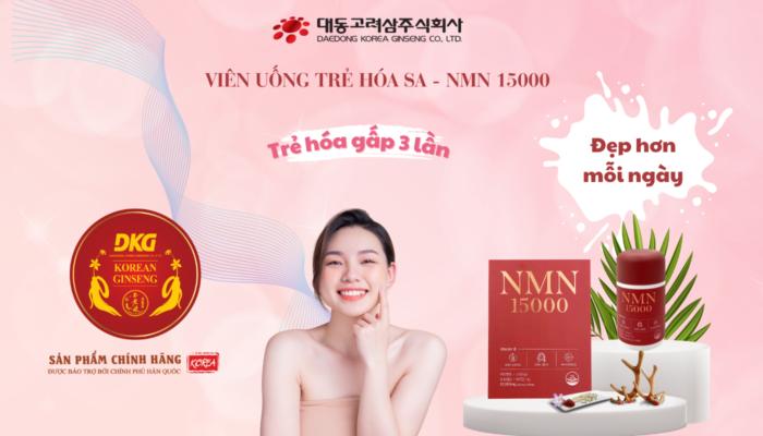 NMN 15000 - Khơi dậy thanh xuân, trẻ hóa từng tế bào