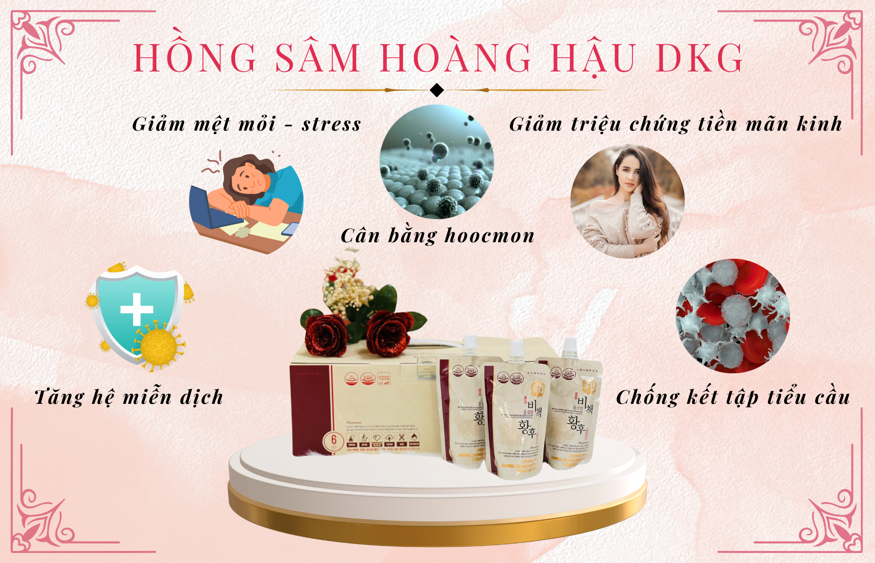 Hồng sâm Hoàng Hậu: Bí quyết trẻ đẹp từ sâu bên trong