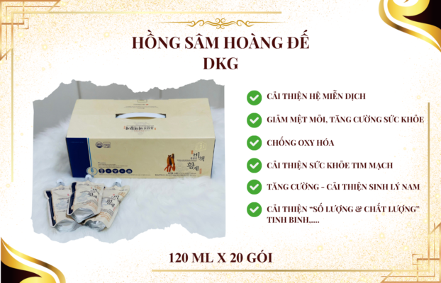 Hồng sâm Hoàng Đế DKG - Sinh lực tràn đầy, khí chất vương giả