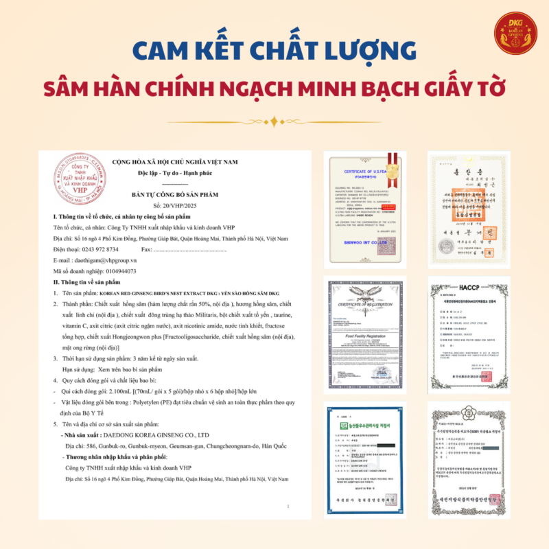 Hồng sâm Hàn Quốc