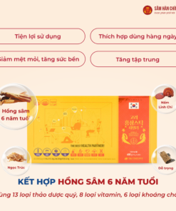 Hồng Sâm Hàn Quốc hàng ngày (Korean Red Ginseng Stick Daily) 10g*60gói/hộp