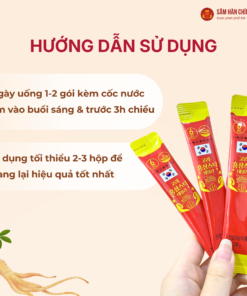 Hồng Sâm Hàn Quốc hàng ngày (Korean Red Ginseng Stick Daily) 10g*60gói/hộp