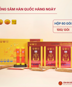 Hồng Sâm Hàn Quốc hàng ngày (Korean Red Ginseng Stick Daily) 10g*60gói/hộp