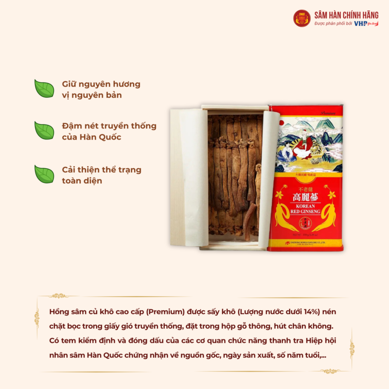 Hồng sâm Hàn Quốc