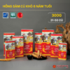 Hồng sâm củ khô 6 năm tuổi (Korean Red Ginseng 6Y 31-50 Root) 300g/hộp