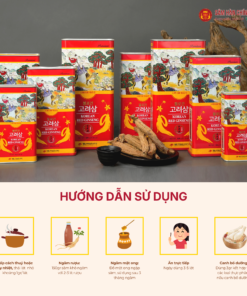 Hồng sâm củ khô 6 năm tuổi (Korean Red Ginseng 6Y 5 Root) 75g/hộp